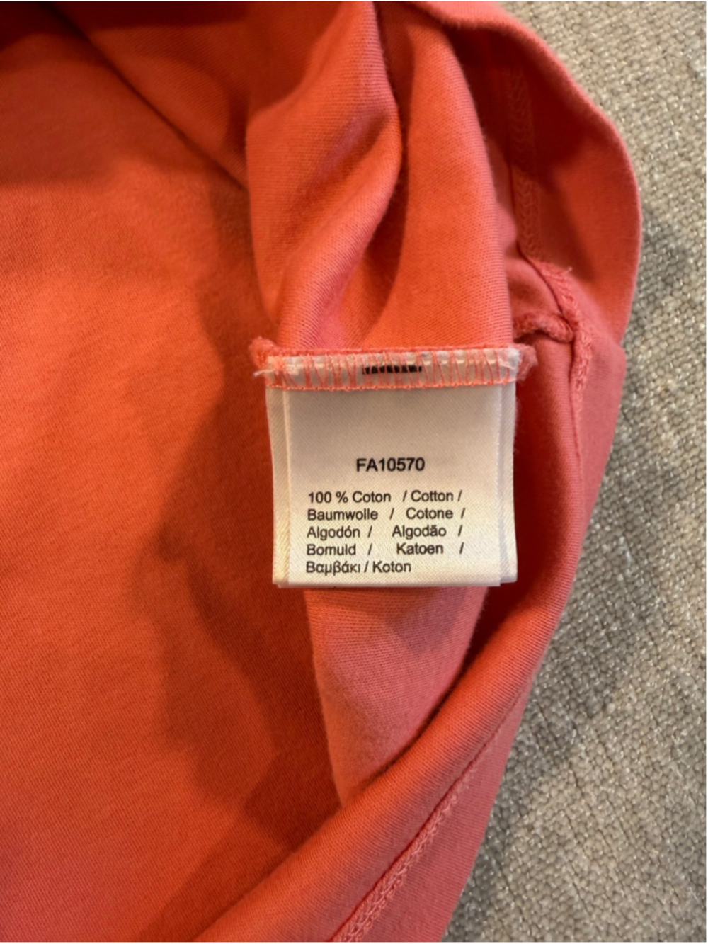 Lacoste Coral peach Regular Fit Polo Shirt mens size XL - Picture 5 of 9
